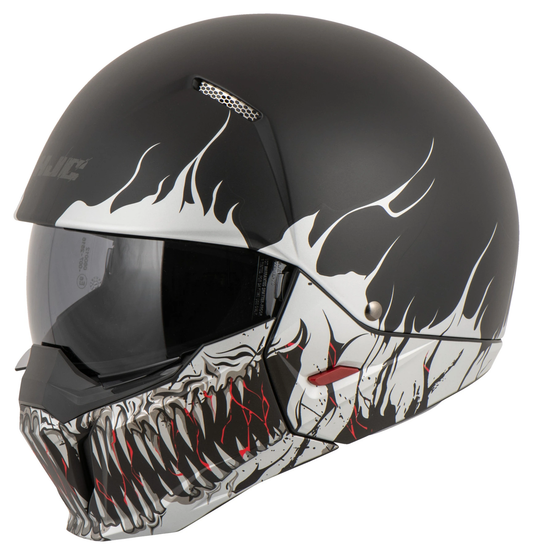 HJC I20 SCRAW BLACK/WHITE S open face motorcycle helmet 