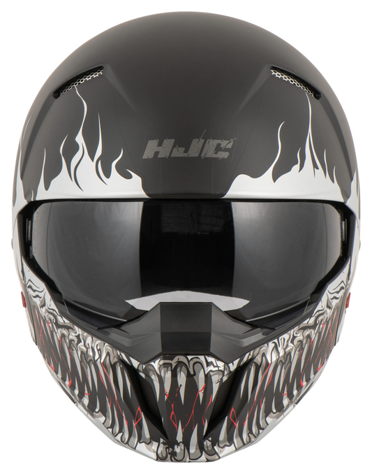 HJC I20 SCRAW BLACK/WHITE S open face motorcycle helmet 