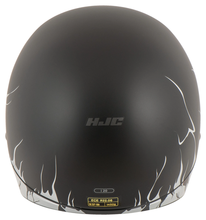 HJC I20 SCRAW BLACK/WHITE S open face motorcycle helmet 