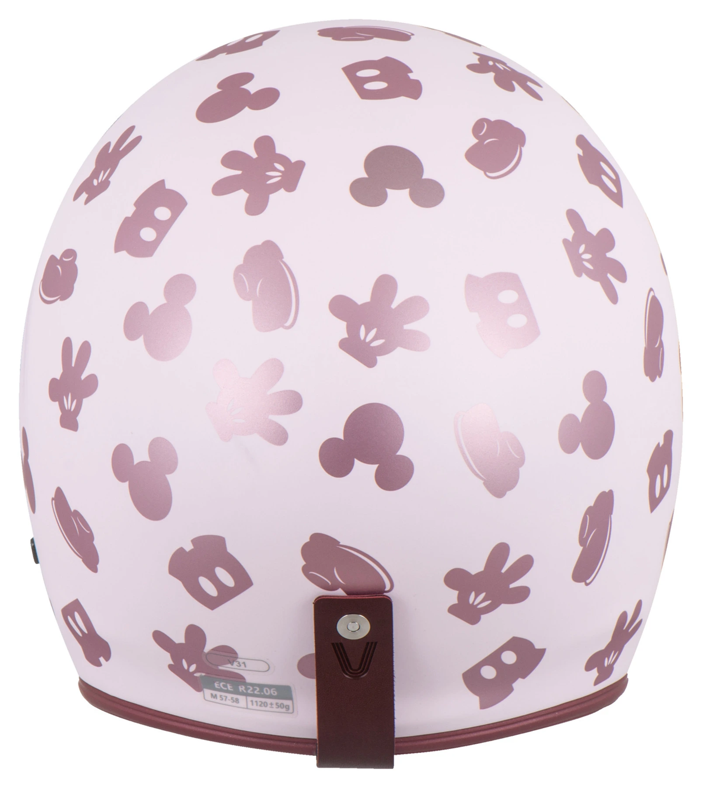 HJC V31 DISNEY MICKEY PINK XS OPEN FACE HELMET 