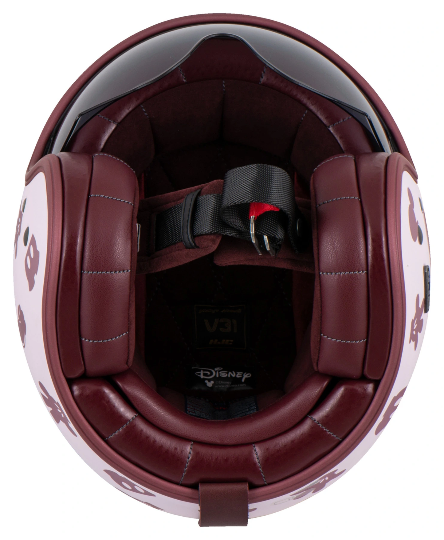 HJC V31 DISNEY MICKEY PINK XS OPEN FACE HELMET 