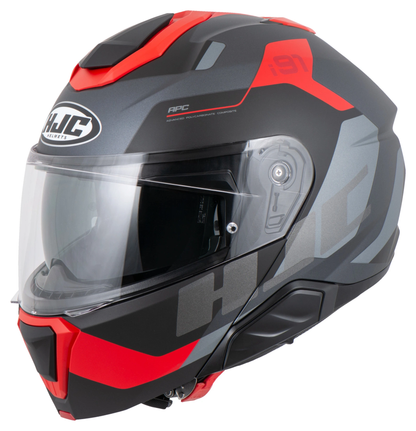 HJC I91 CARST BLACK/RED HELMET (XS) 
