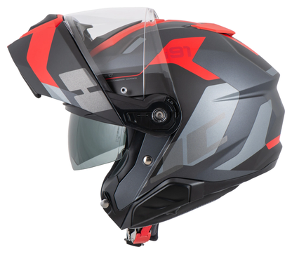 HJC I91 CARST BLACK/RED HELMET (XS) 