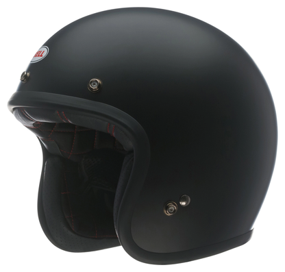 BELL CUSTOM 500 ECE6 MATT BLACK XL OPEN FACE MOTORCYCLE HELMET 