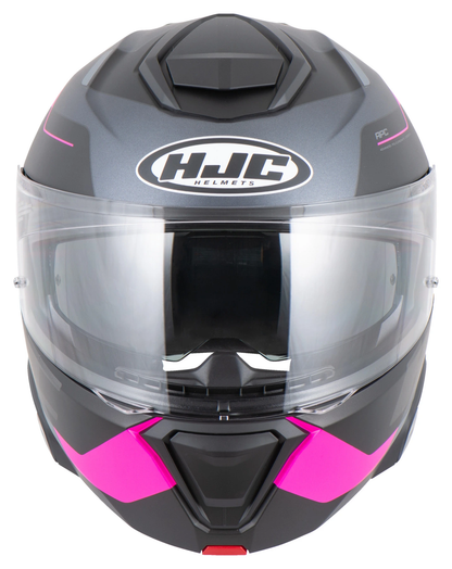 HJC I91 CARST BLACK/PINK HELMET (XS) 