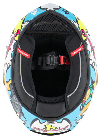 SCORPION HELMET EXO-JNR AIR FUN WHITE-BLUE M 