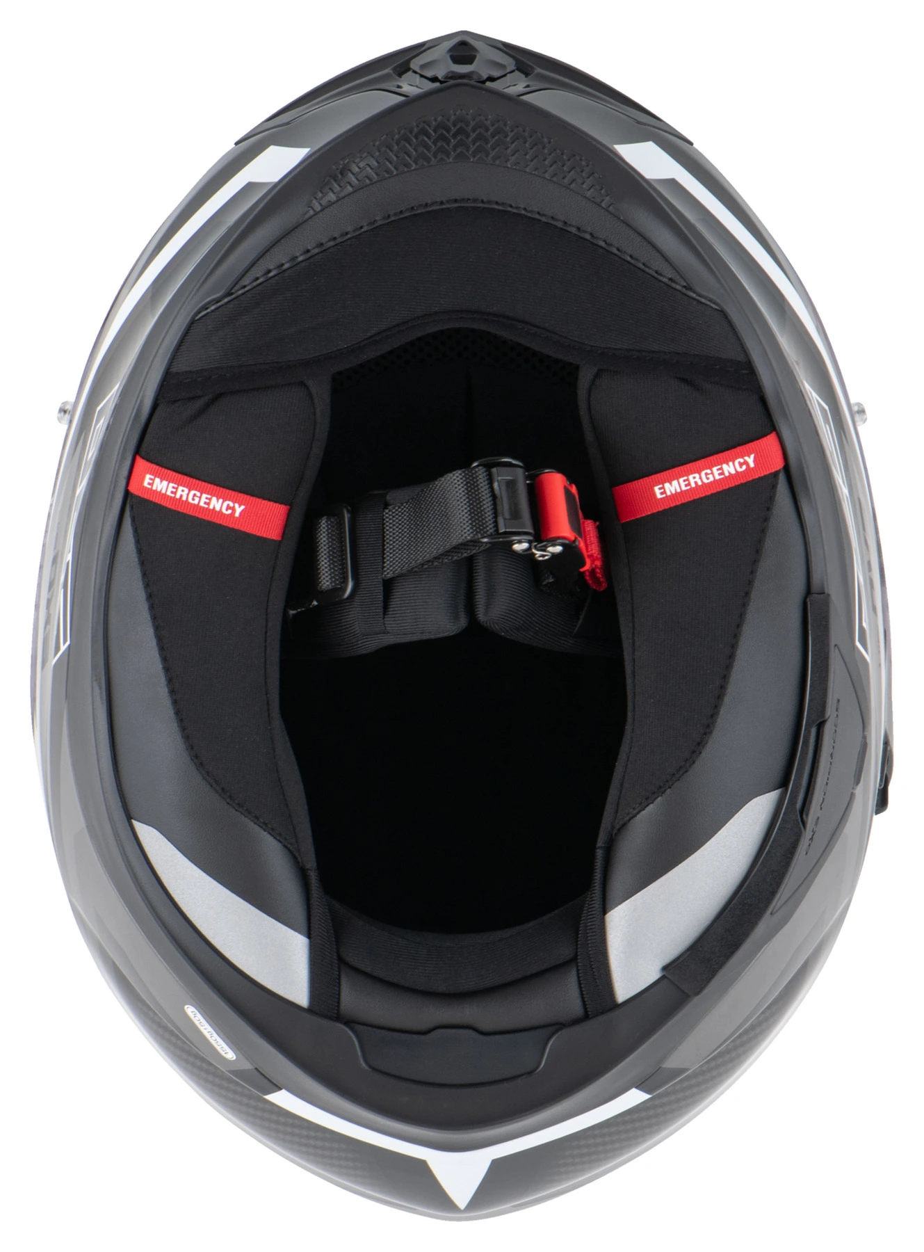 SCORPION EXO-520 EVO AIR TERRA FULL FACE HELMET BLACK-SILVER-WHITE XS 
