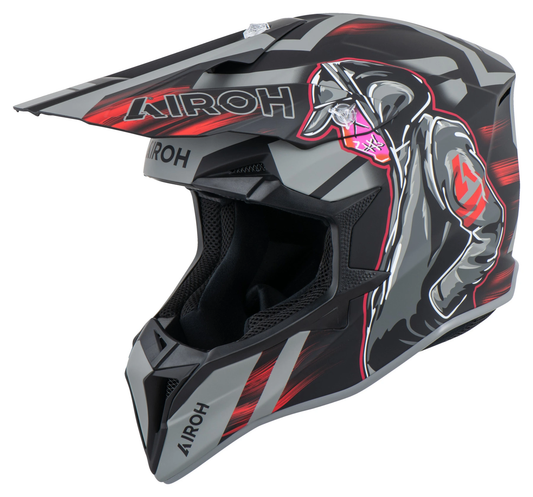 KASK OFF-ROAD AIROH WRAAAP CYBER RED MATT