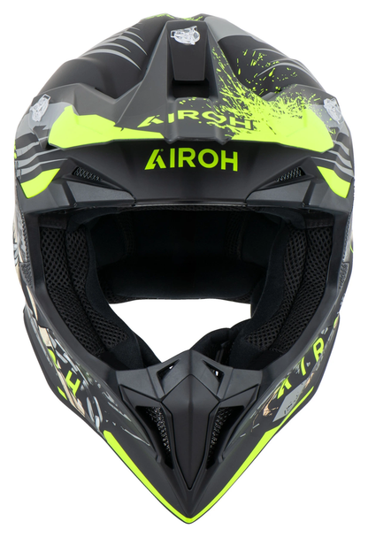 OFFROAD AIROH WRAAAP DARKNESS MATT XS HELMET 