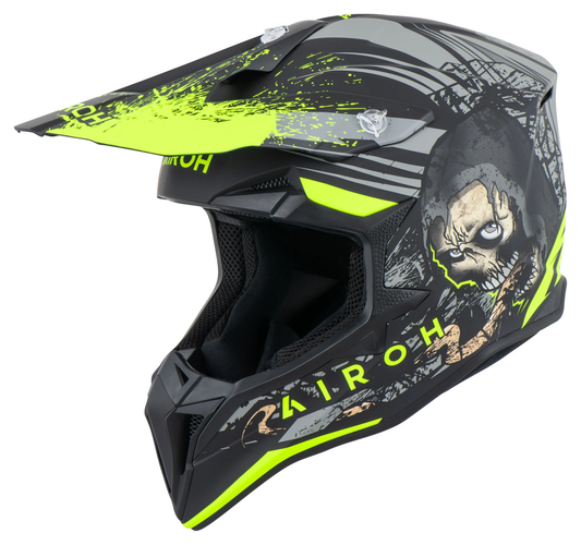 KASK OFFROAD AIROH WRAAAP DARKNESS MATT