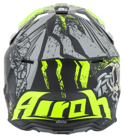 OFFROAD AIROH WRAAAP DARKNESS MATT XS HELMET 