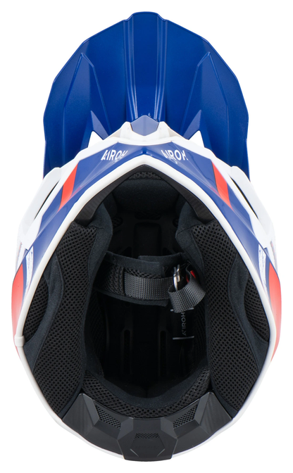 KASK OFF-ROAD AIROH WRAAAP FEEL BLUE/RED GLOSS