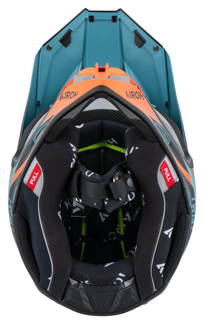 OFF-ROAD AIROH TWIST 3 SHARD ORANGE MATT S HELMET 