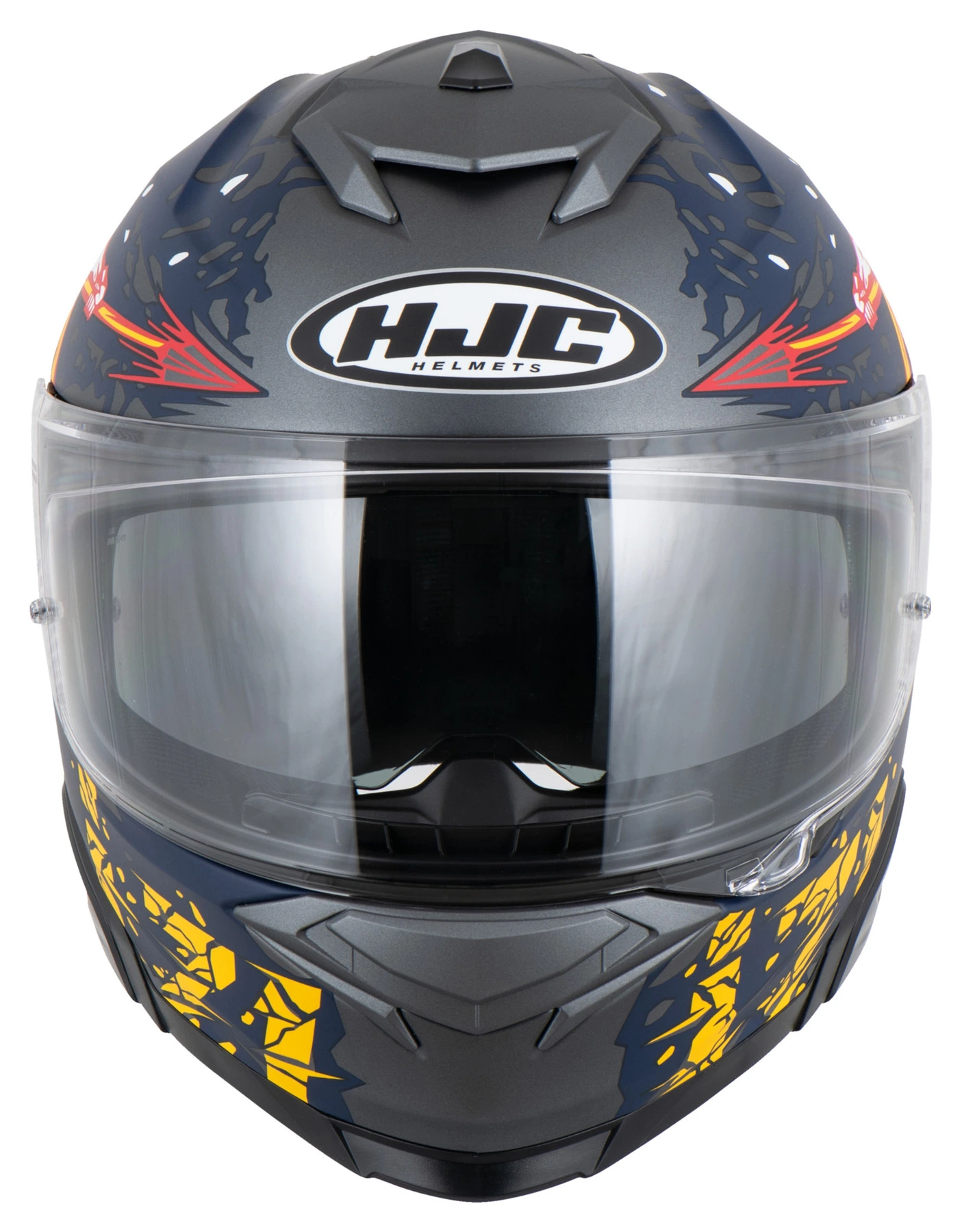 HJC I91 TRICUS WHITE/RED M MOTORCYCLE HELMET 