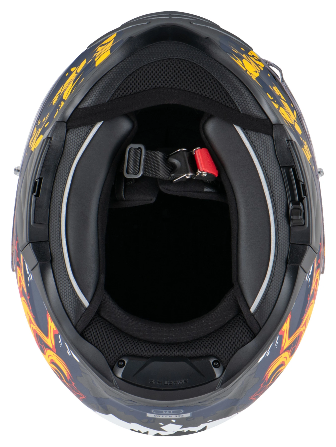 HJC I91 TRICUS WHITE/RED M MOTORCYCLE HELMET 