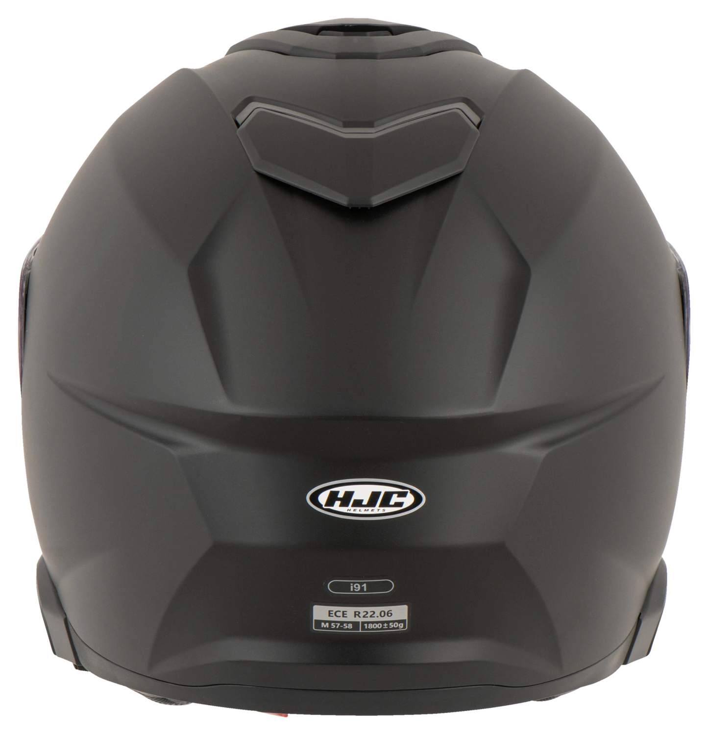 HJC I91 SOLID SEMI FLAT BLACK HELMET (XS) 