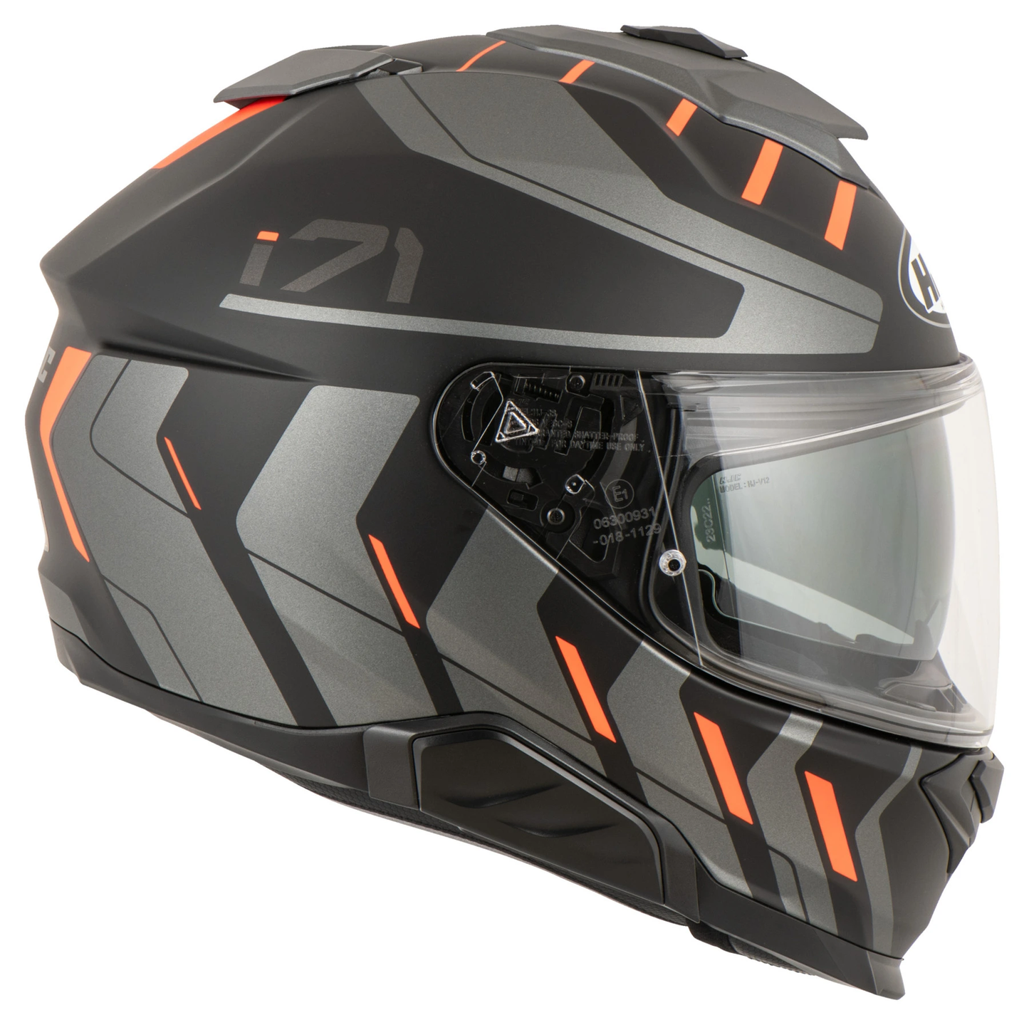 HJC I71 SIMO GRAY/ORANGE XS HELMET 